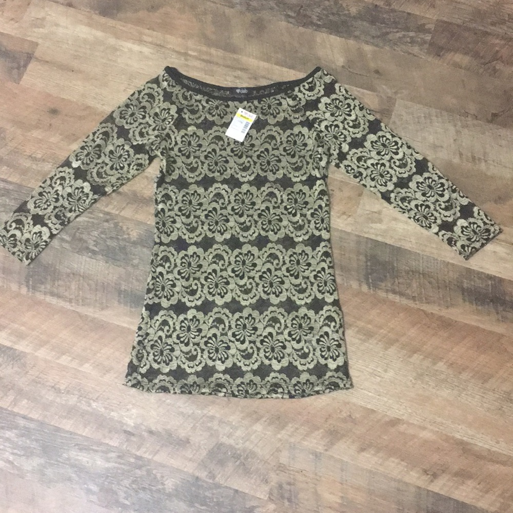Deb sheer lace top